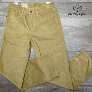 Levi's Low Pro Mid Rise Straight Leg Corduroy Pants Size 4 (27x30)